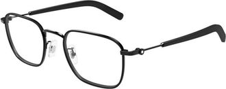 Montblanc Mb 0424O Optisch Montuur - Heren - Brillen - Zwart - 50 MM - Accessoires