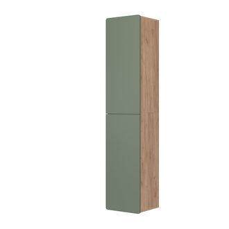 Vicco Mueble De Ba&ntilde;o Izan, Roble Verde/dorado, 36.6 X 171.6 Cm