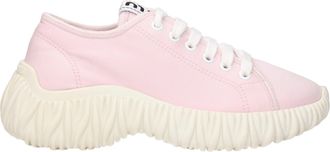 Miu Miu Pink Fabric Low Top Womens Sneakers