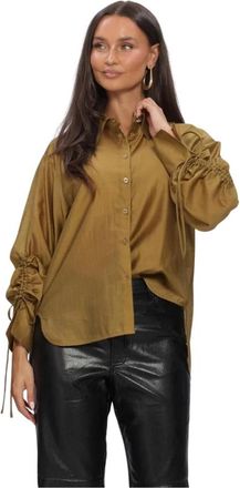 Aaiko Marel LYO 512 Blouse - Dames - Blouses - Groen - XS - Overhemden