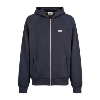 GCDS Zip-throughs - Sweatshirts & Hoodies - Hombre - Azul - XS