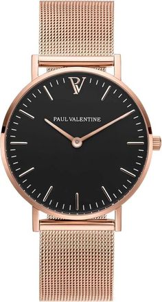 Paul Valentine Horloges - Dames - Horloges - Geel - ONE Size - Accessoires