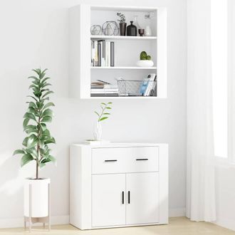 Berkfield Home Highboard White Engineered Wood