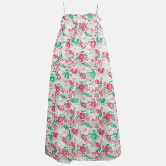 Ganni Ganni Multicolor Lurex Jacquard Midi Dress