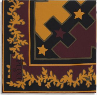 Pucci Printed Silk Twill Scarf Female UNI