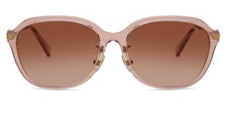 Coach HC8332D C6199 Asian Fit 566613 Womens Sunglasses Pink Size 56