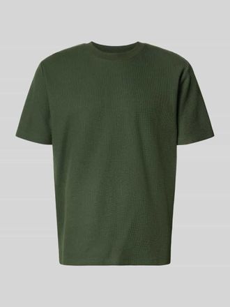 Jack & Jones Jack & Jones T-Shirt mit Strukturmuster in Dunkelgruen, Gr&ouml;&szlig;e XL