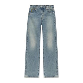 Emporio Armani Straight Jeans, male, Blue, Size: W29 Vintage-Effect Jeans