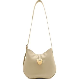 Arezzo Medium Sabrina Leather Crossbody Bag in Panacota at Nordstrom