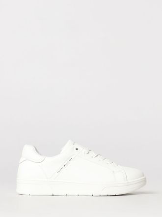 Tommy Hilfiger Boys Low-Top Leather and Faux Leather Trainers with Logo