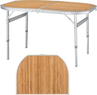 KingCamp Mesa Plegable De Bamb&uacute; King Camp De 120 X 80 Cm