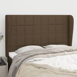 vidaXL Cabecero Con Orejas De Tela Gris Claro 147x23x118/128 Cm Vidaxl