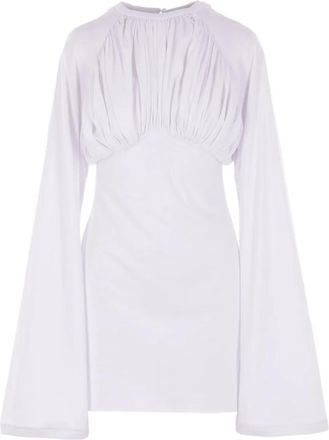 Duran Lantink Abito corto drappeggiato - Bianco