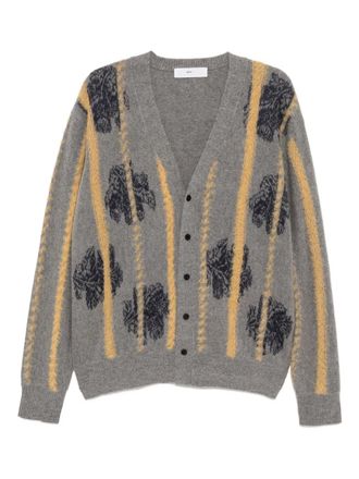 Toga Archives Cardigan con stampa grafica - Grigio