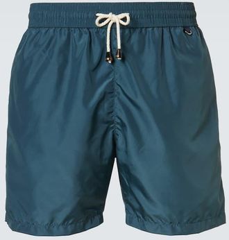 Rubinacci Satin swim trunks