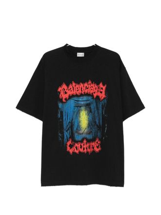 Balenciaga bedrucktes Baumwoll-T-Shirt