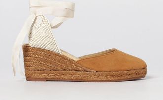 Maneb&igrave; Espadrillas con zeppa Manebi in camoscio e canvas