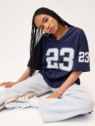 Twik Womens Number loose-fit jersey T-shirt