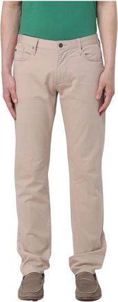Emporio Armani Chinos - Heren - Straight fit broeken - Beige - W32 - Broeken