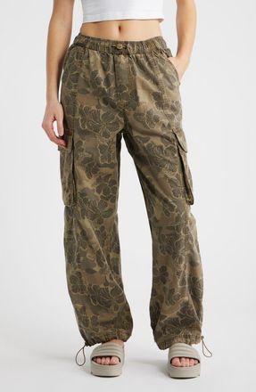 Rip Curl Paradise Camo Cargo Pants in Khaki at Nordstrom, Size X-Small