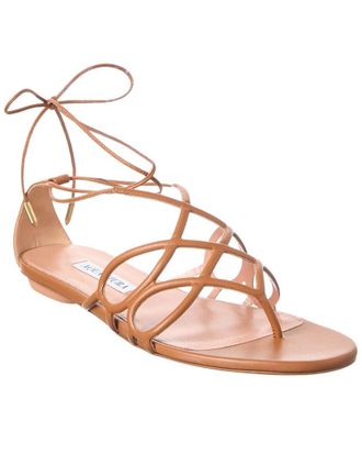Aquazzura Infinito Leather Sandal