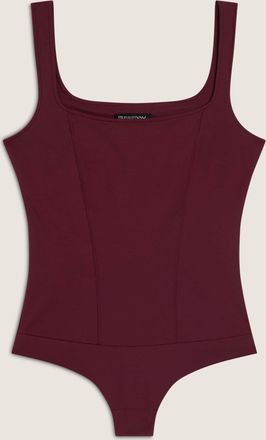 Freddy Body FREDDY Body F4WTWY13, Damen, Gr. L, EURO, lila (tawny port), Obermaterial: 77% Polyamid PA. 23% Elasthan EL., Bodys Body