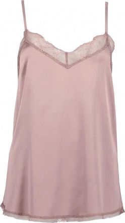 Bishop + Young Womens Lotus Cami Top In Violet