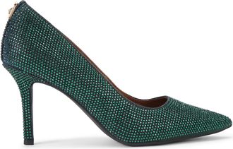 Kurt Geiger Womens Brixton Court Heels - Dark Green - Size UK 5