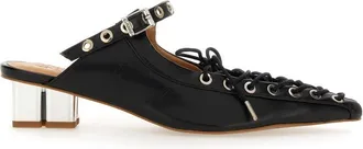 Ganni Mule Lace-Up-Donna