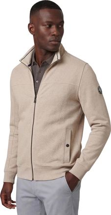 Casamoda Casa Moda vest beige katoen ritssluiting