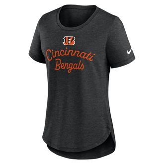Nike Cincinnati Bengals Script Nike Womens NFL T-Shirt in Black | NKMV00H9A-EVH