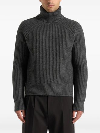 Mani&egrave;re De Voir Rudy roll-neck sweater - Grey