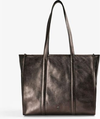 Scalpers Shoppermetallic Bag in Bronze at Nordstrom
