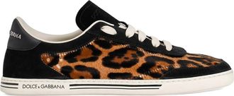 Dolce & Gabbana Saint Tropez Leo-print Light Sneakers