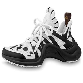 Louis Vuitton (WMNS) LOUIS VUITTON LV ARCHLIGHT Sports Shoes Black White 1A67EC