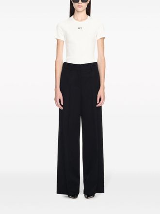Off-white Formele Over Wollen Broek
