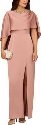 Aidan Mattox Solid Maxi Dress