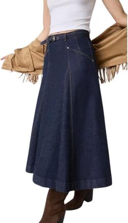 Guess Dames, Rokken, Blauw, Maat: W25 Denim