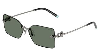 Tiffany & Co. TF3088 60033H Womens Sunglasses Gunmetal Size 59