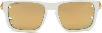 Plein Sport Gaze Zonnebrillen - Heren - Zonnebrillen - Wit - ONE Size - Nylon - Accessoires