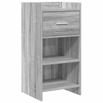 vidaXL Aparador Sonoma Gris 40 X 36 X 80 Cm Madera De Ingenier&iacute;a Vidaxl