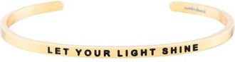 Mantra Let Your Light Shine bracelet in Yellow Gold at Nordstrom