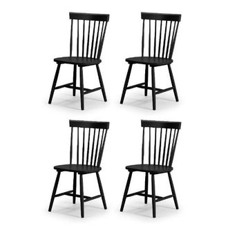 Julian Bowen Torino Chairs Set Of 4 Black - Julian Bowen | TJ Hughes