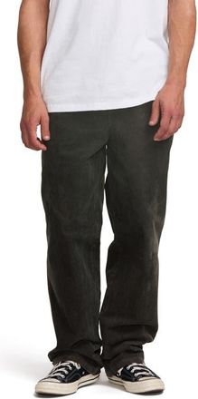 Billabong Larry Cotton Corduroy Pants in Dark Gray at Nordstrom, Size Medium
