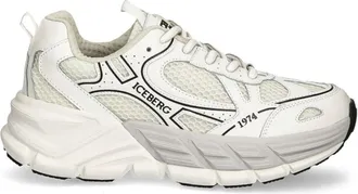 Iceberg panelled sneakers - women - Leather - 38 - White