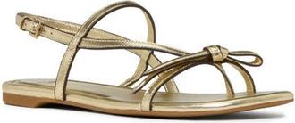 Kate Spade New York loop metallic ankle strap sandal in Pale Gold at Nordstrom, Size 7.5