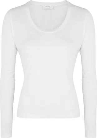 American Vintage Jacksonville Slubbed Cotton-blend top - White - XS