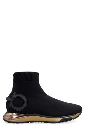 Ferragamo Knitted Sock-style Sneakers