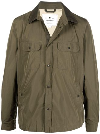 Woolrich Lichtgewicht shirtjack - Groen