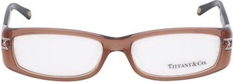 Tiffany & Co. TF2021-B8069 Jeweled Temple Eyeglasses - Brown